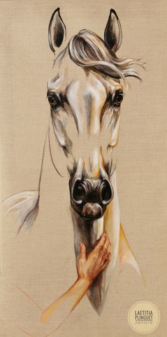 Huile sur toile de lin - 55x45cm - Disponible