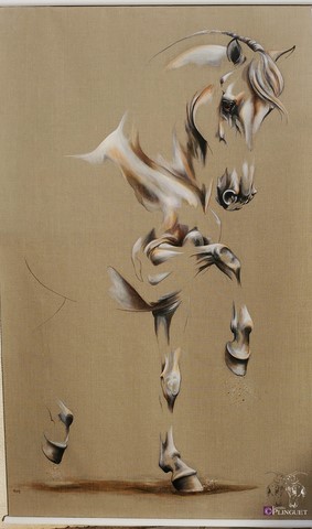 Huile sur toile de lin - 55x45cm - Disponible