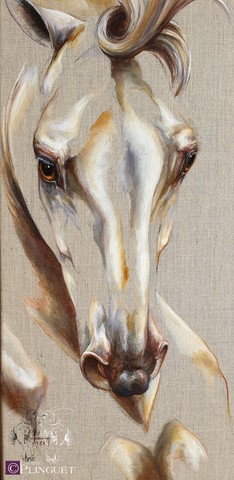 Huile sur toile de lin - 55x45cm - Disponible