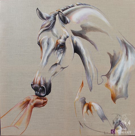 Huile sur toile de lin - 55x45cm - Disponible